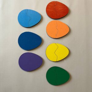 Пазли "Вчимо кольори"