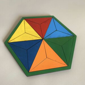 Танграм головоломка (шестикутник)